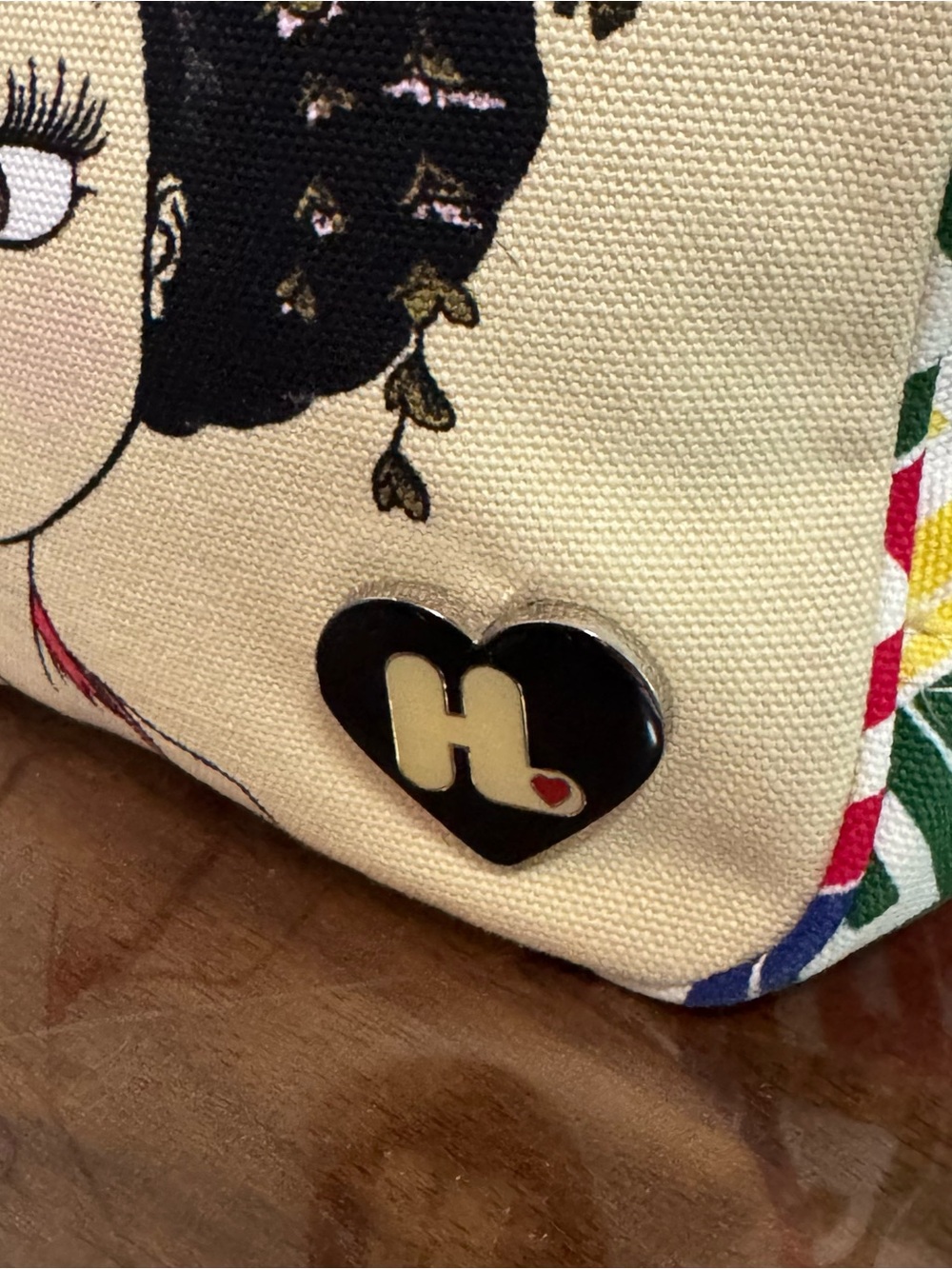 HARAJUKU LOVERS Bowler Bag Canvas “Attraction to Cuteness” Gwen Stefani - Picture 4 of 15